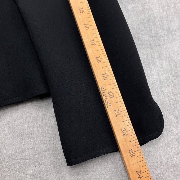 Suit Studio Skirt Set Women 10P Black Poly Lined Career Classic‎ - Picture 6 of 16